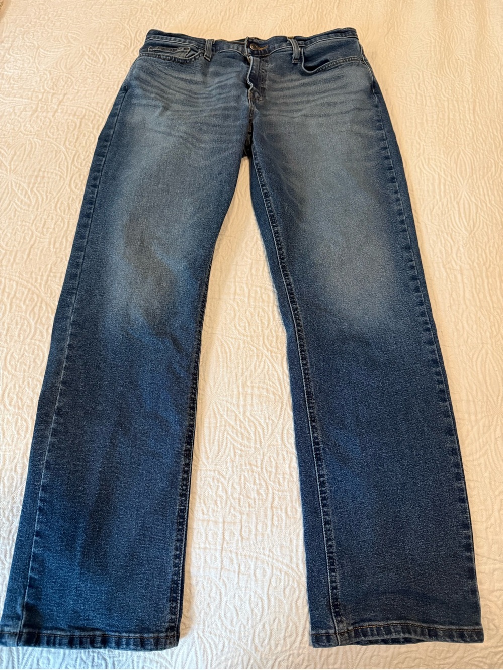 George athletic fit straight leg denim jeans 33x30 33